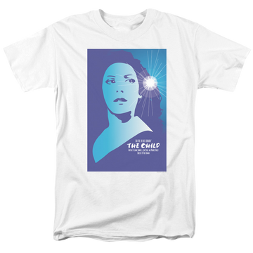 White men's regular fit t-shirt with Star Trek The Next Generation Season 2 Episode 1 graphic