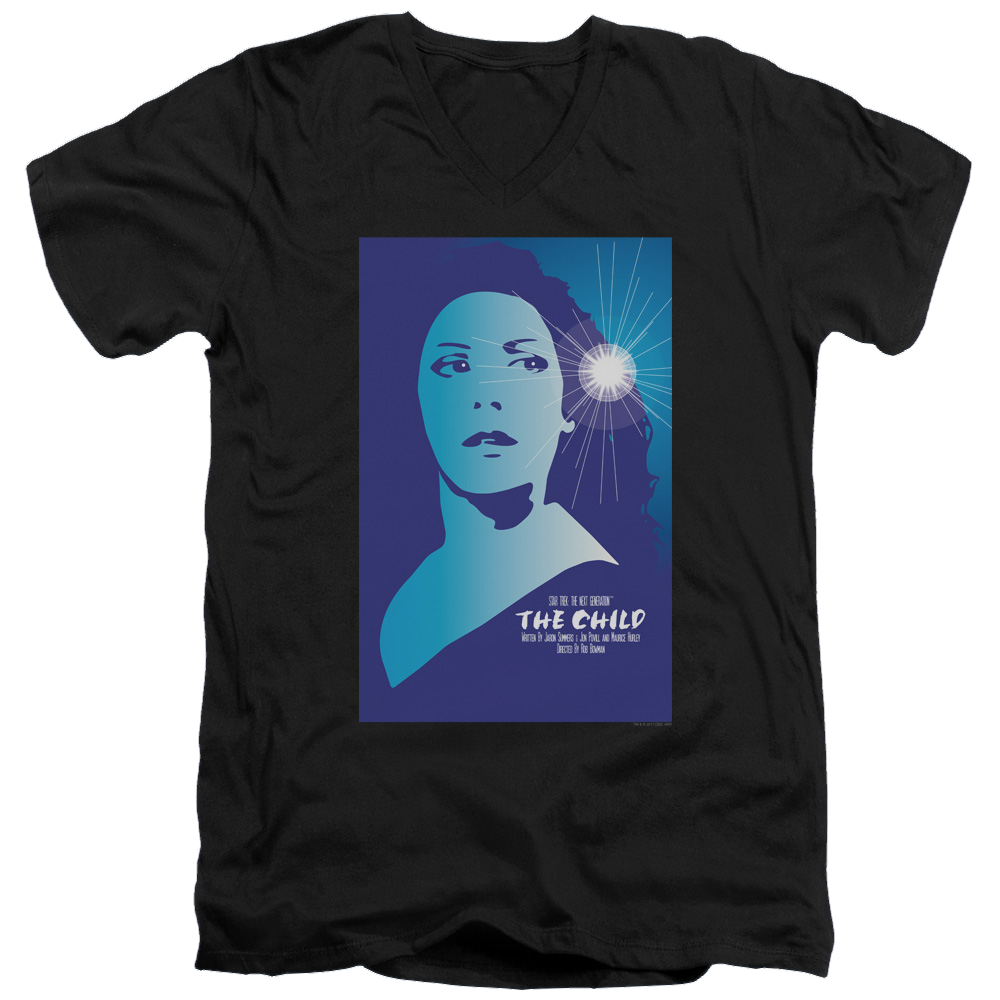 Star Trek The Next Generation Tng Season 2 Episode 1 - Men's V-Neck T-Shirt Men's V-Neck T-Shirt Star Trek   