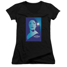 Star Trek The Next Generation Tng Season 2 Episode 1 - Juniors V-Neck T-Shirt Juniors V-Neck T-Shirt Star Trek   