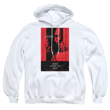 White pullover hoodie with Star Trek The Next Generation Tng Season 2 Episode 2 graphic