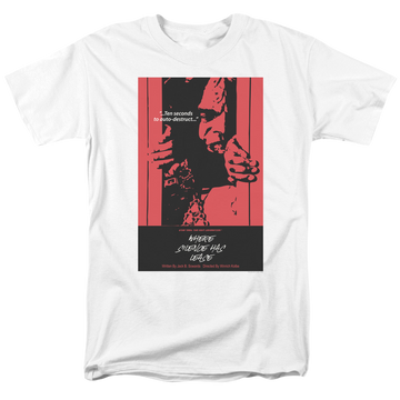 White men's regular fit t-shirt with Star Trek The Next Generation Season 2 Episode 2 graphic