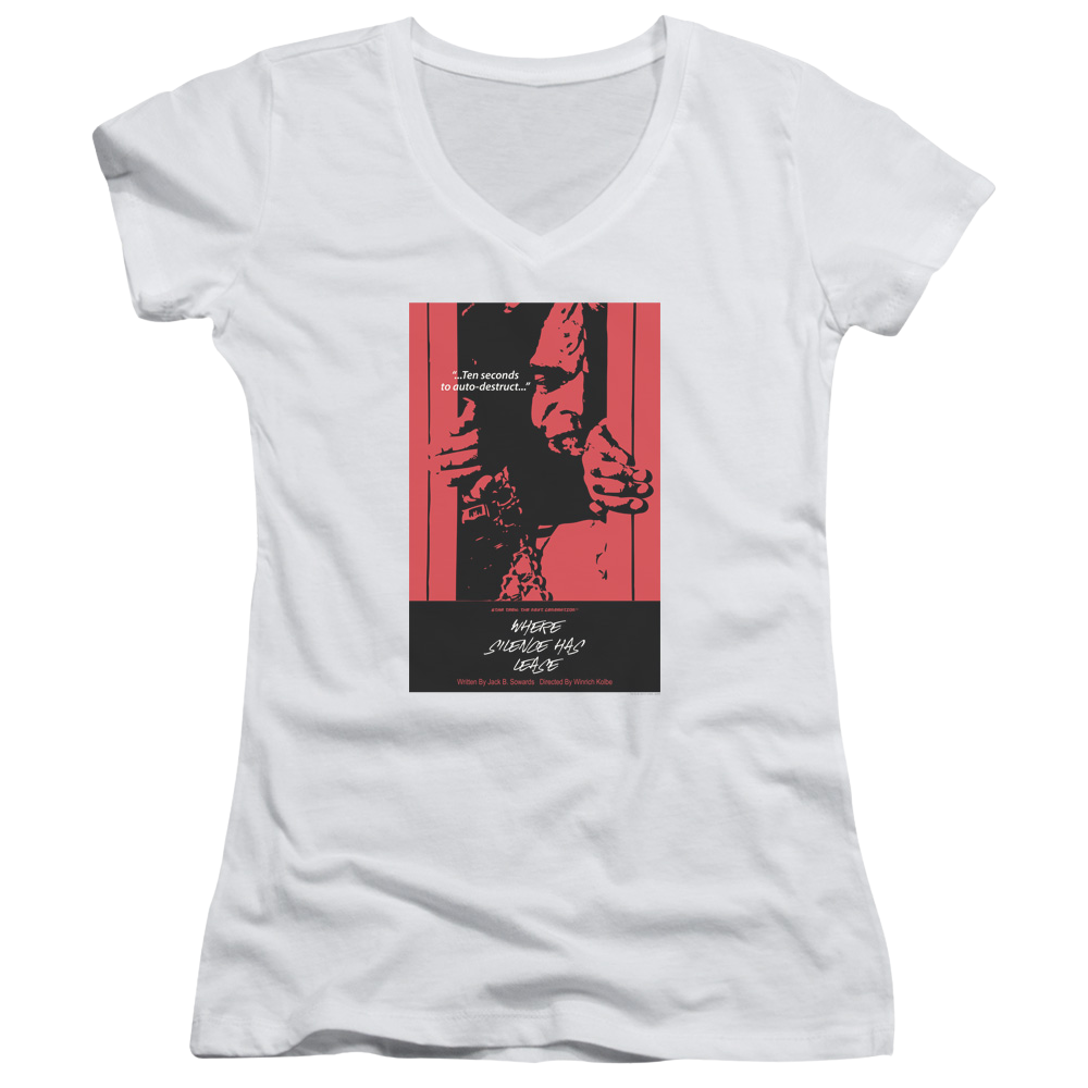 Star Trek The Next Generation Tng Season 2 Episode 2 - Juniors V-Neck T-Shirt Juniors V-Neck T-Shirt Star Trek   