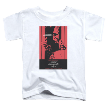 White toddler t-shirt with Star Trek The Next Generation Tng Season 2 Episode 2 graphic
