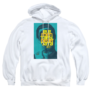White pullover hoodie with Star Trek The Next Generation Tng Season 2 Episode 3 graphic