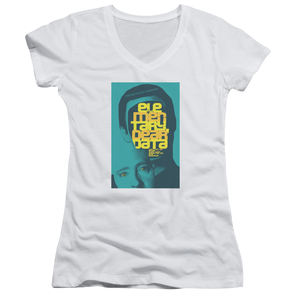 Star Trek The Next Generation Tng Season 2 Episode 3 - Juniors V-Neck T-Shirt Juniors V-Neck T-Shirt Star Trek   