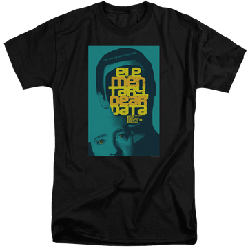 Black men's tall fit t-shirt with Star Trek The Next Generation Tng Season 2 Episode 3 graphic