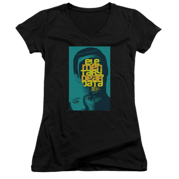 Star Trek The Next Generation Tng Season 2 Episode 3 - Juniors V-Neck T-Shirt Juniors V-Neck T-Shirt Star Trek   