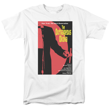White men's regular fit t-shirt with Star Trek The Next Generation Season 2 Episode 4 graphic