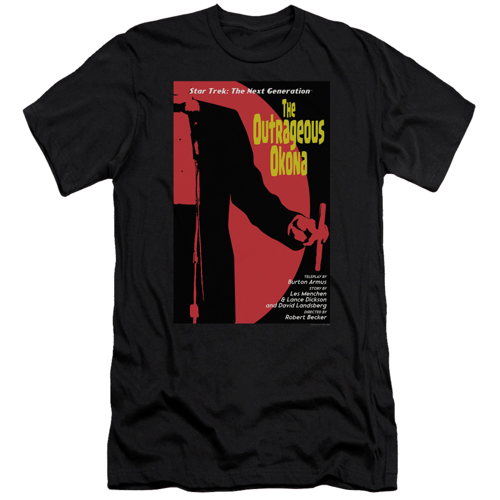 Star Trek The Next Generation Tng Season 2 Episode 4 - Men's Premium Slim Fit T-Shirt Men's Premium Slim Fit T-Shirt Star Trek   