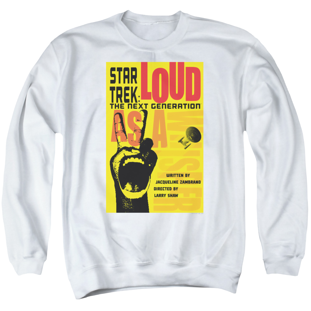 Star Trek The Next Generation Tng S2 Ep5 - Men's Crewneck Sweatshirt Men's Crewneck Sweatshirt Star Trek   