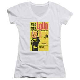 Star Trek The Next Generation Tng Season 2 Episode 5 - Juniors V-Neck T-Shirt Juniors V-Neck T-Shirt Star Trek   