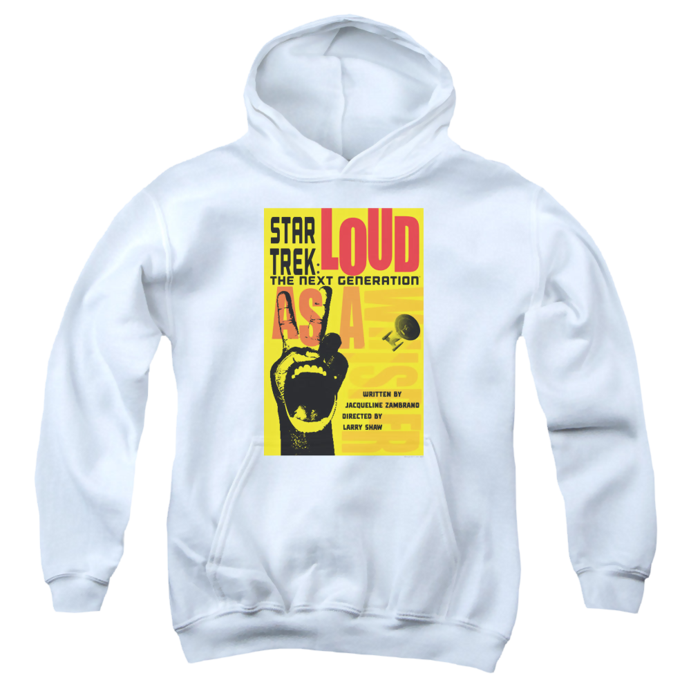 Star Trek The Next Generation Tng Season 2 Episode 5 - Youth Hoodie Youth Hoodie (Ages 8-12) Star Trek   