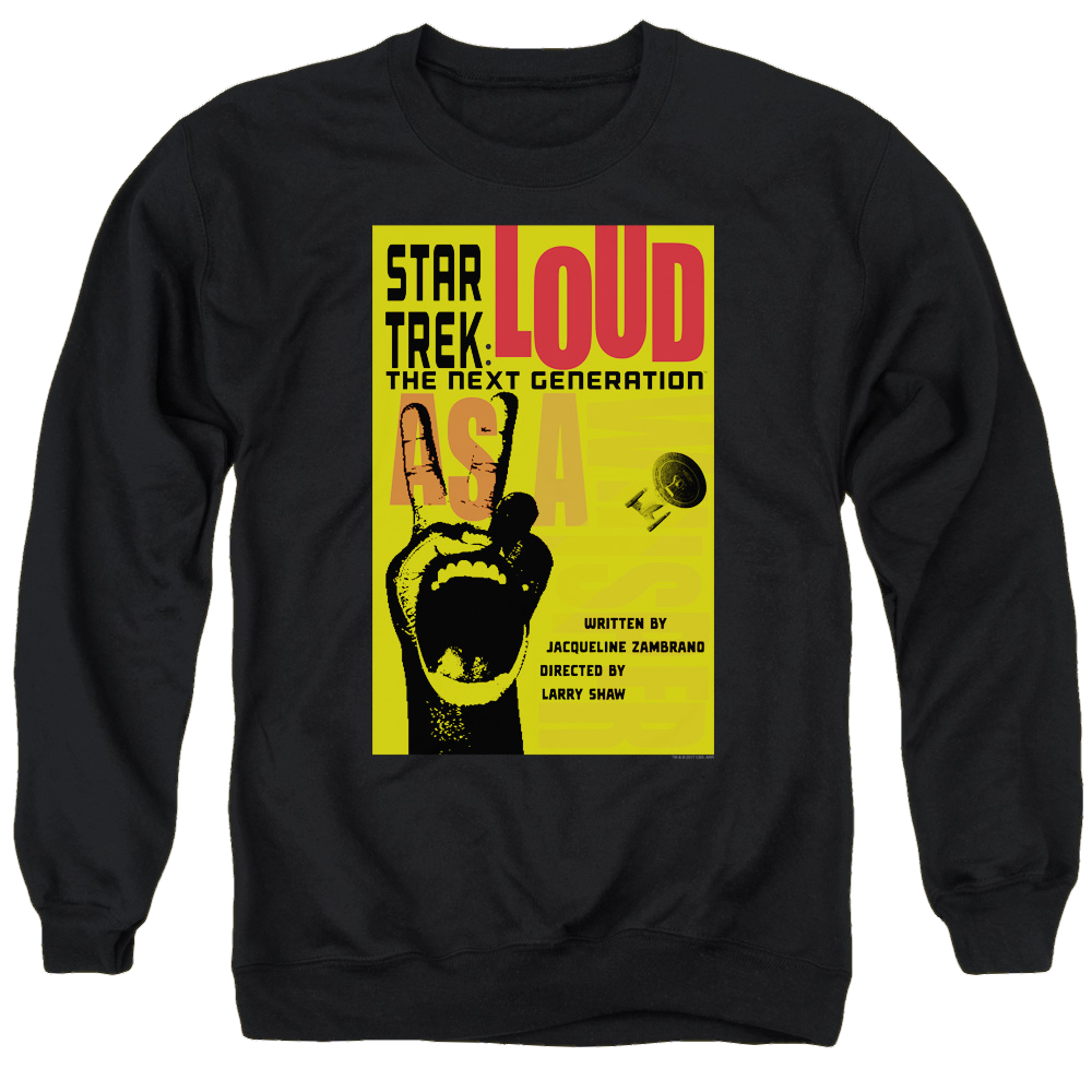 Star Trek The Next Generation Season 2 Episode 5 - Men's Crewneck Men's Crewneck Sweatshirt Star Trek   