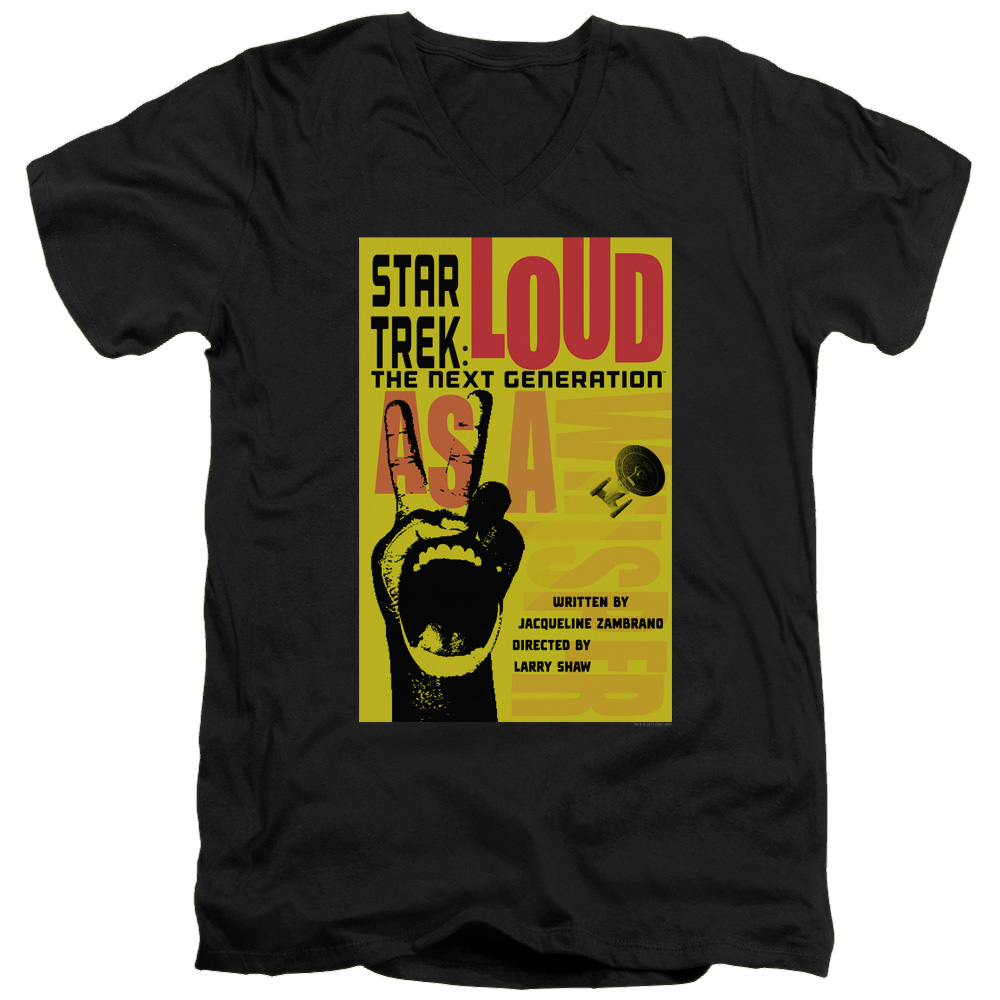Star Trek The Next Generation Tng Season 2 Episode 5 - Men's V-Neck T-Shirt Men's V-Neck T-Shirt Star Trek   