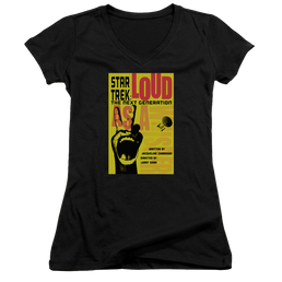 Star Trek The Next Generation Tng Season 2 Episode 5 - Juniors V-Neck T-Shirt Juniors V-Neck T-Shirt Star Trek   