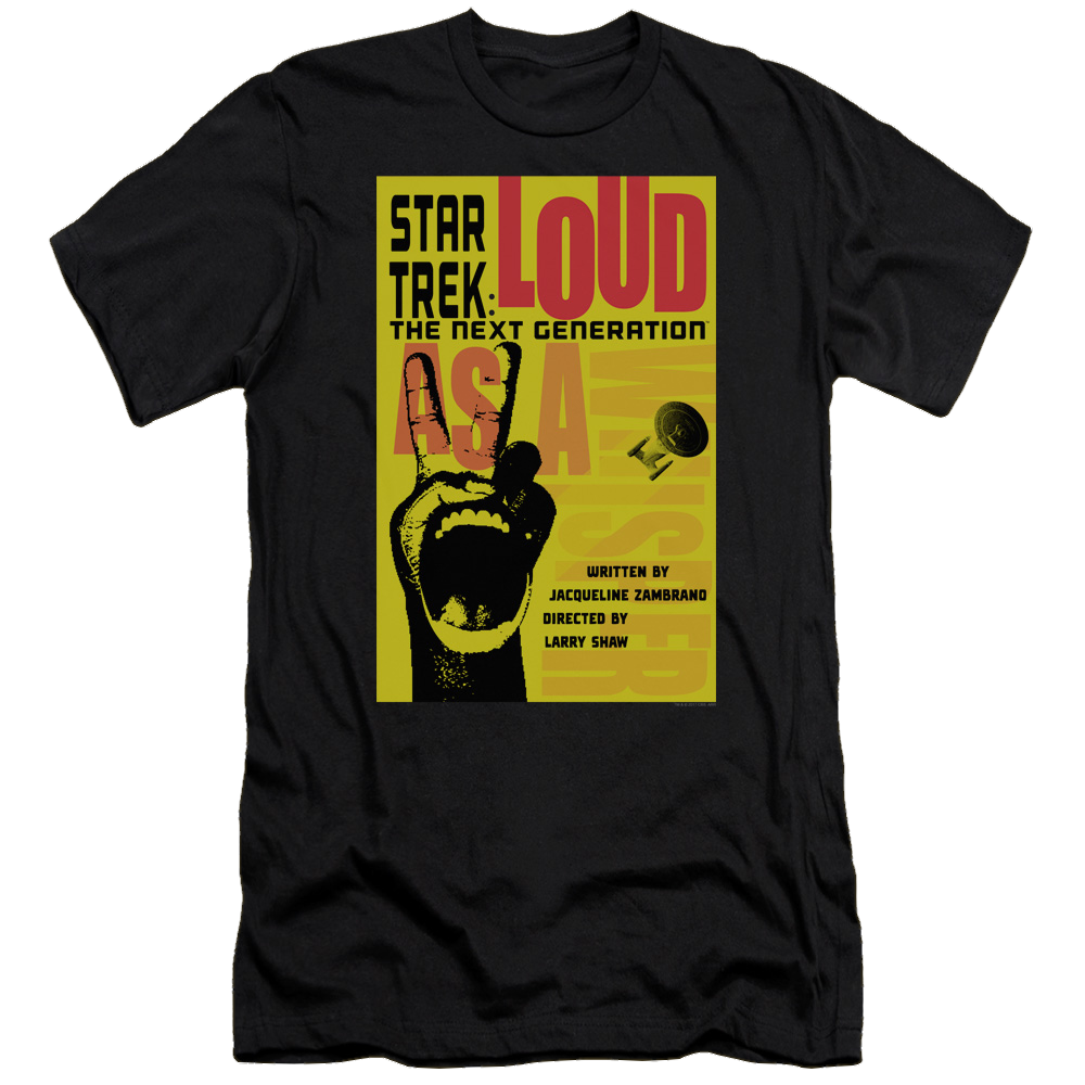 Star Trek The Next Generation Tng Season 2 Episode 5 - Men's Premium Slim Fit T-Shirt Men's Premium Slim Fit T-Shirt Star Trek   