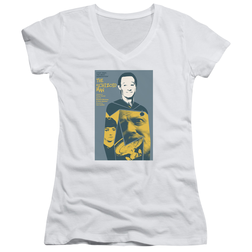 Star Trek The Next Generation Tng Season 2 Episode 6 - Juniors V-Neck T-Shirt Juniors V-Neck T-Shirt Star Trek   