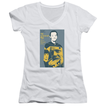 Star Trek The Next Generation Tng Season 2 Episode 6 - Juniors V-Neck T-Shirt Juniors V-Neck T-Shirt Star Trek   