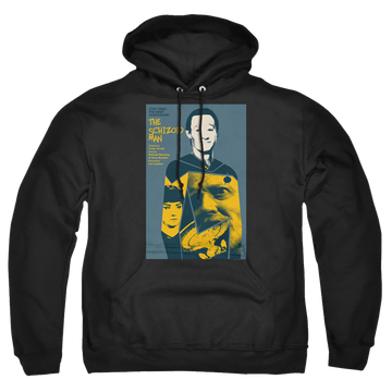 Black pullover hoodie with Star Trek The Next Generation Tng Season 2 Episode 6 graphic