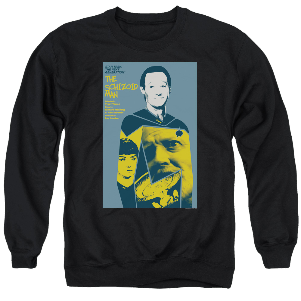 Star Trek The Next Generation Tng S2 Ep6 - Men's Crewneck Sweatshirt Men's Crewneck Sweatshirt Star Trek   