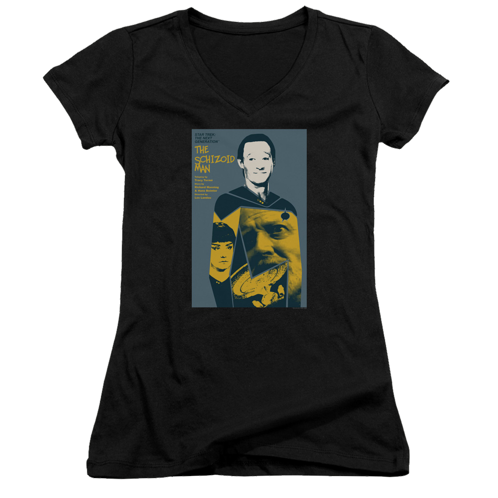 Star Trek The Next Generation Tng Season 2 Episode 6 - Juniors V-Neck T-Shirt Juniors V-Neck T-Shirt Star Trek   