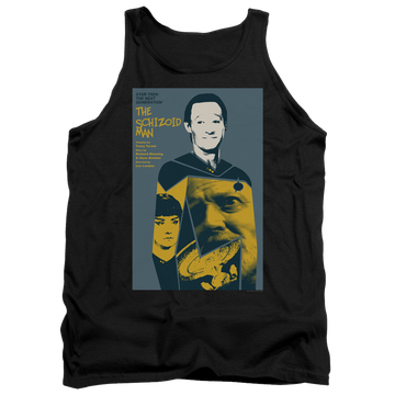 Black men's tank with Star Trek The Next Generation Tng Season 2 Episode 6 graphic