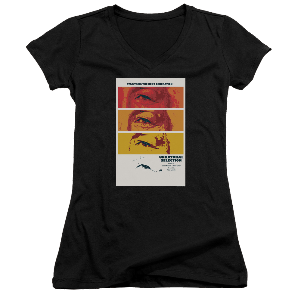 Star Trek The Next Generation Tng Season 2 Episode 7 - Juniors V-Neck T-Shirt Juniors V-Neck T-Shirt Star Trek   