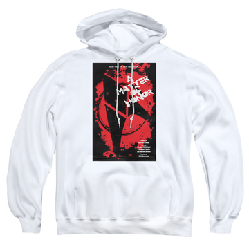 White pullover hoodie with Star Trek The Next Generation Tng Season 2 Episode 8 graphic