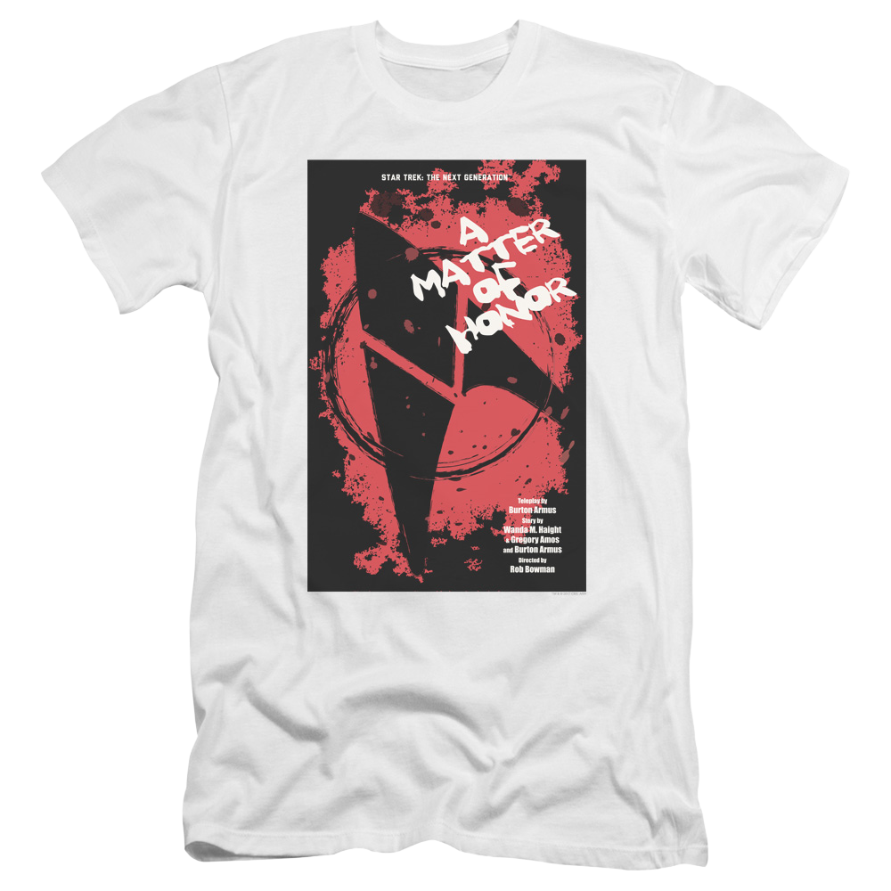 Star Trek The Next Generation Tng Season 2 Episode 8 - Men's Premium Slim Fit T-Shirt Men's Premium Slim Fit T-Shirt Star Trek   