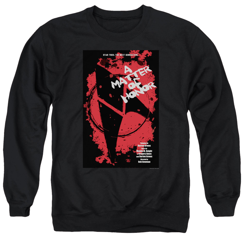 Star Trek The Next Generation Tng S2 Ep8 - Men's Crewneck Sweatshirt Men's Crewneck Sweatshirt Star Trek   