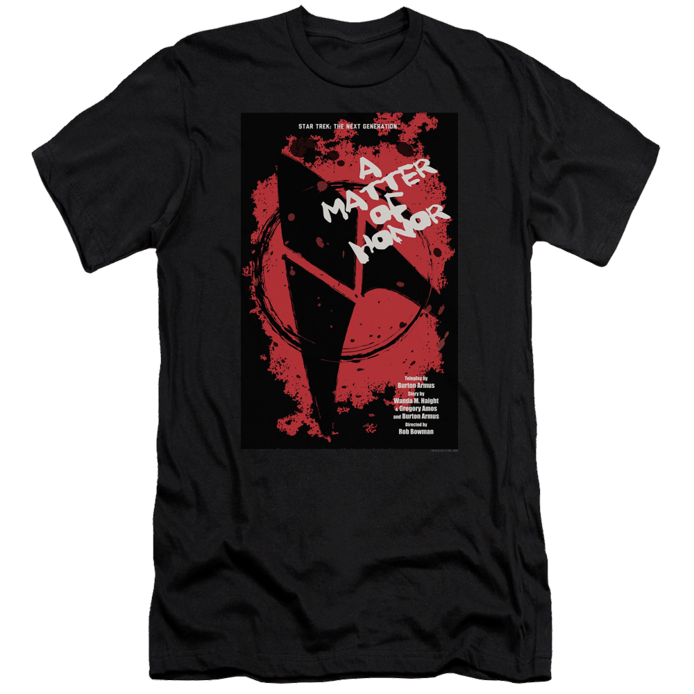 Star Trek The Next Generation Tng Season 2 Episode 8 - Men's Premium Slim Fit T-Shirt Men's Premium Slim Fit T-Shirt Star Trek   
