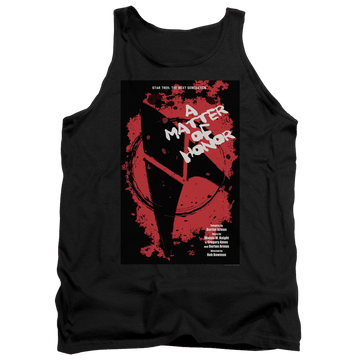Black men's tank with Star Trek The Next Generation Tng Season 2 Episode 8 graphic