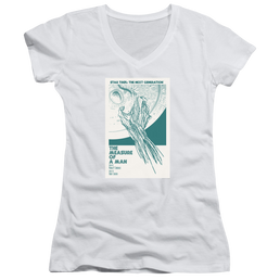 Star Trek The Next Generation Tng Season 2 Episode 9 - Juniors V-Neck T-Shirt Juniors V-Neck T-Shirt Star Trek   