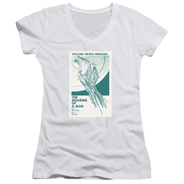 Star Trek The Next Generation Tng Season 2 Episode 9 - Juniors V-Neck T-Shirt Juniors V-Neck T-Shirt Star Trek   