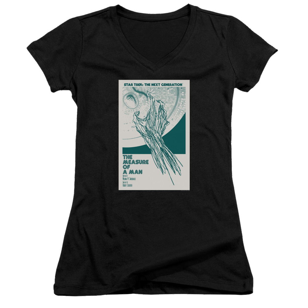 Star Trek The Next Generation Tng Season 2 Episode 9 - Juniors V-Neck T-Shirt Juniors V-Neck T-Shirt Star Trek   