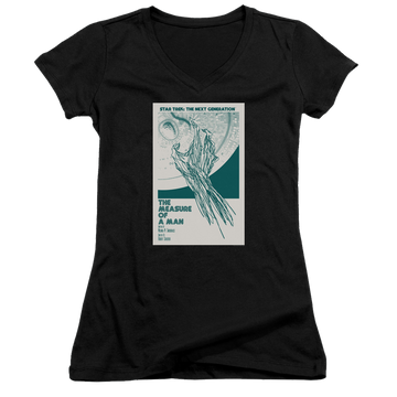 Star Trek The Next Generation Tng Season 2 Episode 9 - Juniors V-Neck T-Shirt Juniors V-Neck T-Shirt Star Trek   