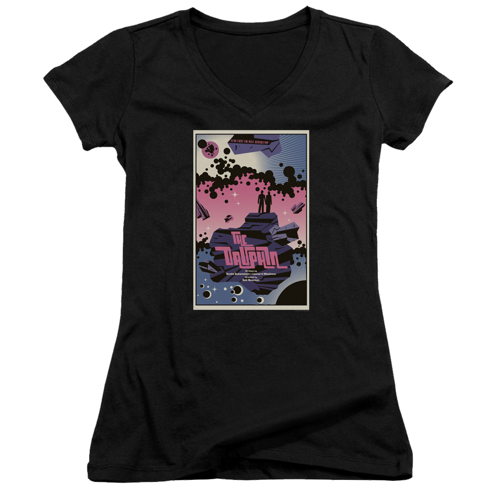 Star Trek The Next Generation Tng Season 2 Episode 10 - Juniors V-Neck T-Shirt Juniors V-Neck T-Shirt Star Trek   
