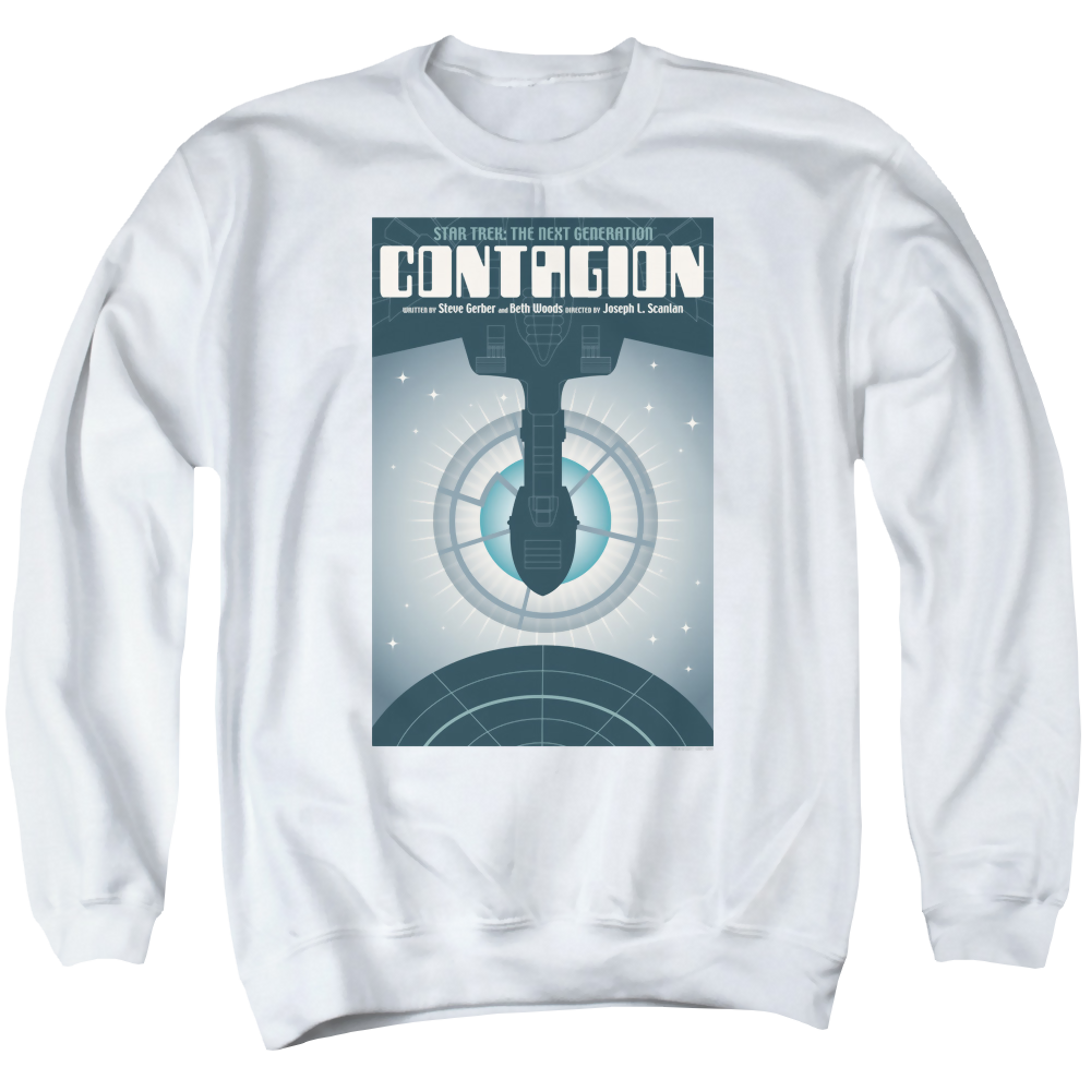 Star Trek The Next Generation Season 2 Episode 11 - Men's Crewneck Men's Crewneck Sweatshirt Star Trek   