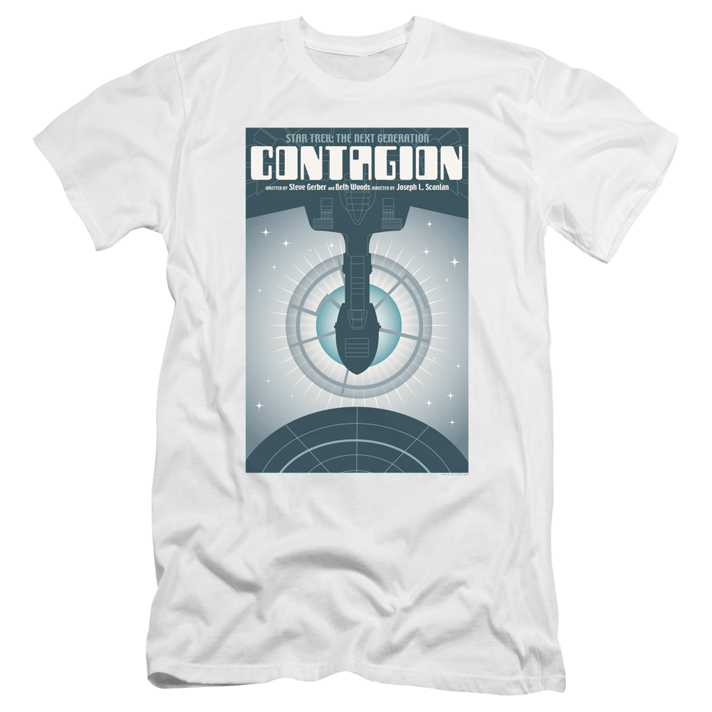 Star Trek The Next Generation Tng Season 2 Episode 11 - Men's Premium Slim Fit T-Shirt Men's Premium Slim Fit T-Shirt Star Trek   