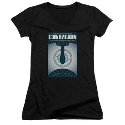 Star Trek The Next Generation Tng Season 2 Episode 11 - Juniors V-Neck T-Shirt Juniors V-Neck T-Shirt Star Trek   