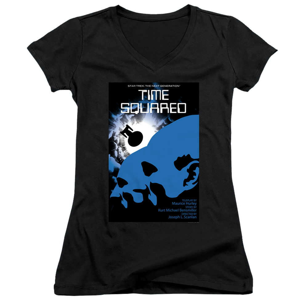 Star Trek The Next Generation Tng Season 2 Episode 13 - Juniors V-Neck T-Shirt Juniors V-Neck T-Shirt Star Trek   