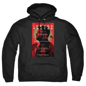 Black pullover hoodie with Star Trek The Next Generation Tng Season 2 Episode 14 graphic