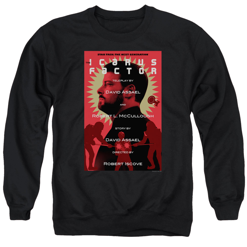 Star Trek The Next Generation Season 2 Episode 14 - Men's Crewneck Men's Crewneck Sweatshirt Star Trek   