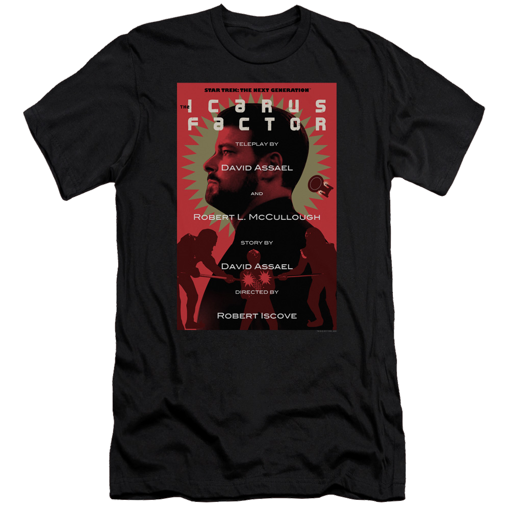 Star Trek The Next Generation Tng Season 2 Episode 14 - Men's Premium Slim Fit T-Shirt Men's Premium Slim Fit T-Shirt Star Trek   