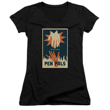 Star Trek The Next Generation Tng Season 2 Episode 15 - Juniors V-Neck T-Shirt Juniors V-Neck T-Shirt Star Trek   