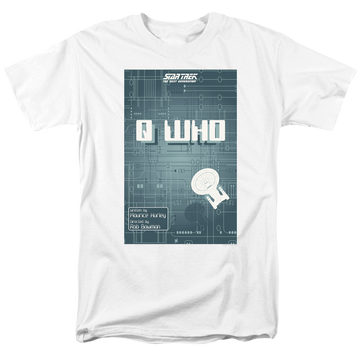 White men's regular fit t-shirt with Star Trek The Next Generation Season 2 Episode 16 graphic