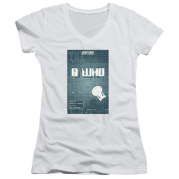 Star Trek The Next Generation Tng Season 2 Episode 16 - Juniors V-Neck T-Shirt Juniors V-Neck T-Shirt Star Trek   