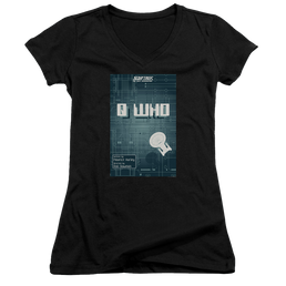 Star Trek The Next Generation Tng Season 2 Episode 16 - Juniors V-Neck T-Shirt Juniors V-Neck T-Shirt Star Trek   
