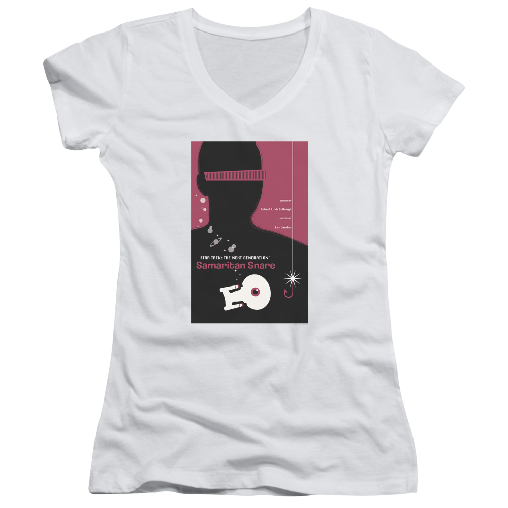 Star Trek The Next Generation Tng Season 2 Episode 17 - Juniors V-Neck T-Shirt Juniors V-Neck T-Shirt Star Trek   