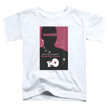 White toddler t-shirt with Star Trek The Next Generation Tng Season 2 Episode 17 graphic